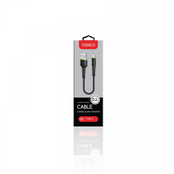 Фото - Кабель Intaleo CBFLEXM1 USB-microUSB 1.2m Black (1283126487453)