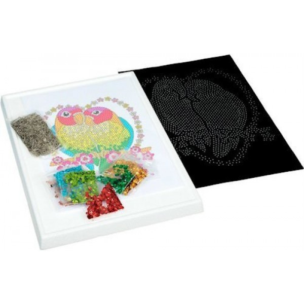 Фото - Алмазная живопись Sequin Art Попугаи Неразлучники Blue (SA1002)