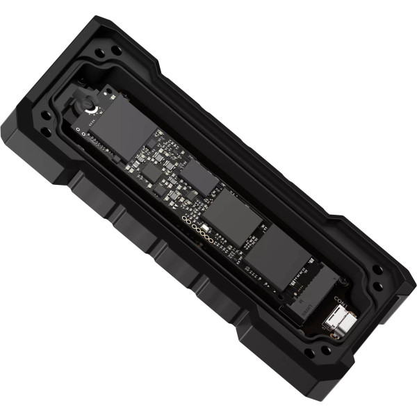 Фото - Внешний карман Asus для SSD TUF GAMING A2/BLK/G/AS PCIe NVMe M.2 2230/2242/2260/2280 USB Type-C 3.2 Gen 2x1 (90DD02X0-M09000)