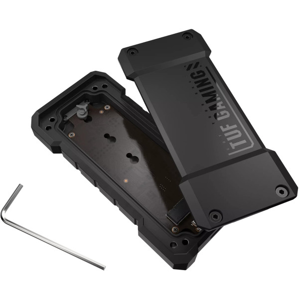 Фото - Внешний карман Asus для SSD TUF GAMING A2/BLK/G/AS PCIe NVMe M.2 2230/2242/2260/2280 USB Type-C 3.2 Gen 2x1 (90DD02X0-M09000)