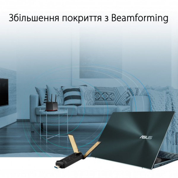 Фото - USB-адаптер сети WiFi Asus USB-AX56