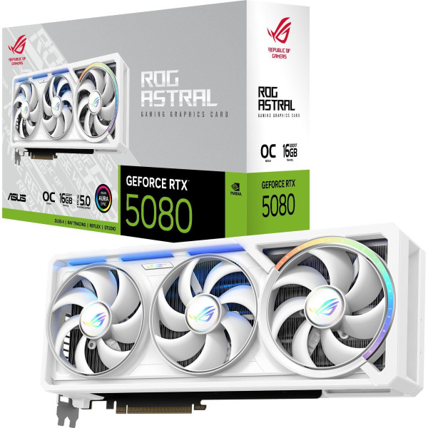 Фото - Видеокарта Asus NVIDIA ROG-ASTRAL-RTX5080-O16G-WHITE