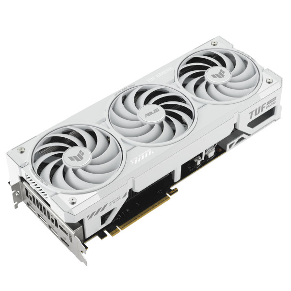 Фото - Видеокарта Asus GeForce RTX 5070 Ti 16GB GDDR7 TUF Gaming OC White (TUF-RTX5070TI-O16G-WHITE-GAMING)