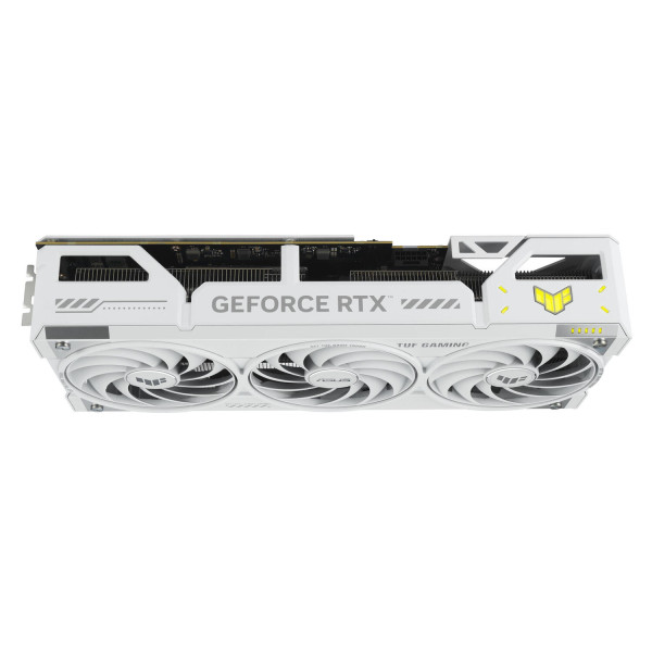 Фото - Видеокарта Asus GeForce RTX 5070 Ti 16GB GDDR7 TUF Gaming OC White (TUF-RTX5070TI-O16G-WHITE-GAMING)