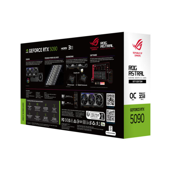 Фото - Видеокарта Asus GeForce RTX 5090 32GB GDDR7 OC BTF ROG-ASTRAL-RTX5090-O32G-BTF-GAMING
