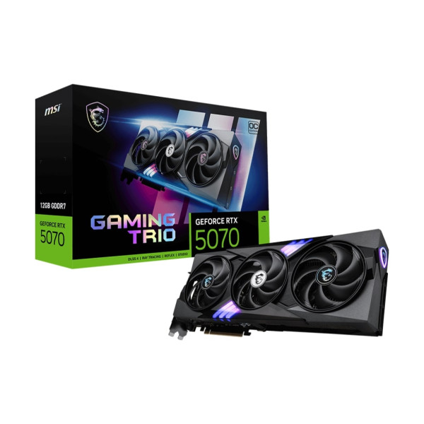 Фото - Видеокарта MSI GeForce RTX 5070 12GB GDDR7 GAMING TRIO OC