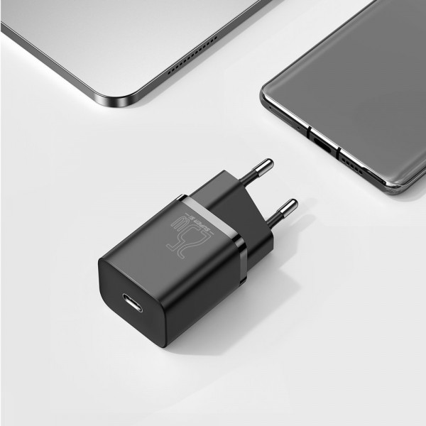Фото - Сетевое зарядное устройство Baseus 1xUSB 25W USB-C (CCSP020101)
