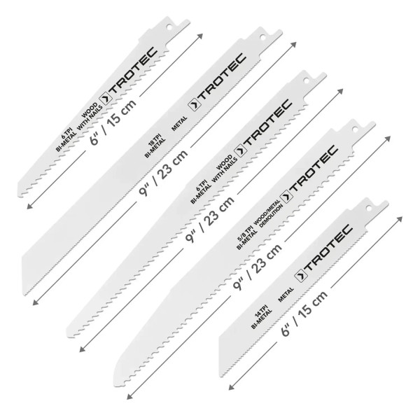 Фото - Полотно Trotec 12 шт. Wood/Metal Set (6215001210)