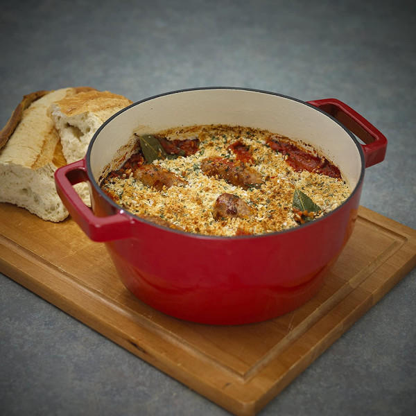 Фото - Кастрюля Pyrex Slow Cook Red 6.3 л (SC5AC28)