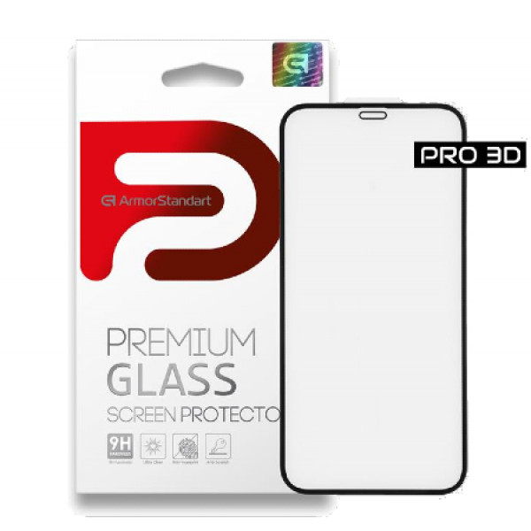 Фото - Защитное стекло для смартфона Armorstandart Pro for Apple iPhone 12 mini Black 0.33mm 3D (ARM57357)