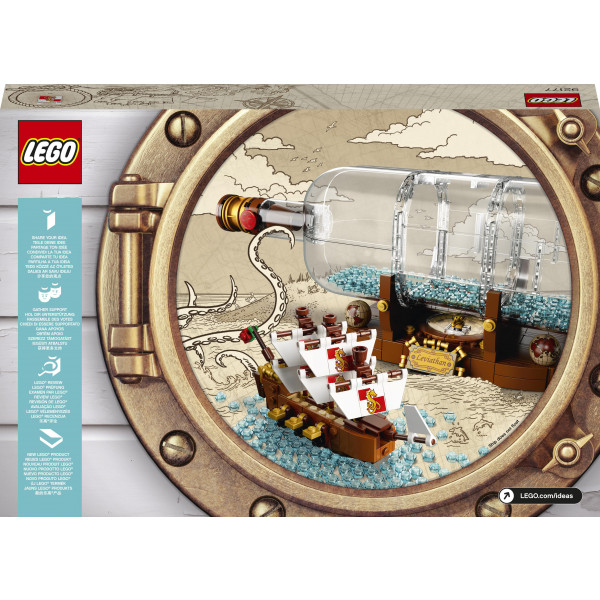 Фото - Конструктор LEGO Ideas Корабль в бутылке (92177)