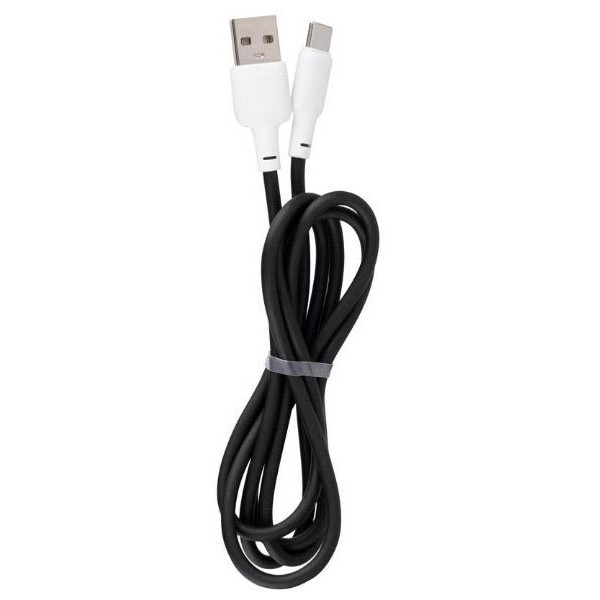 Фото - Кабель синхронизации данных Gelius Full Silicon GP-UCN001C Type-C Black/White 1.2m (92317)