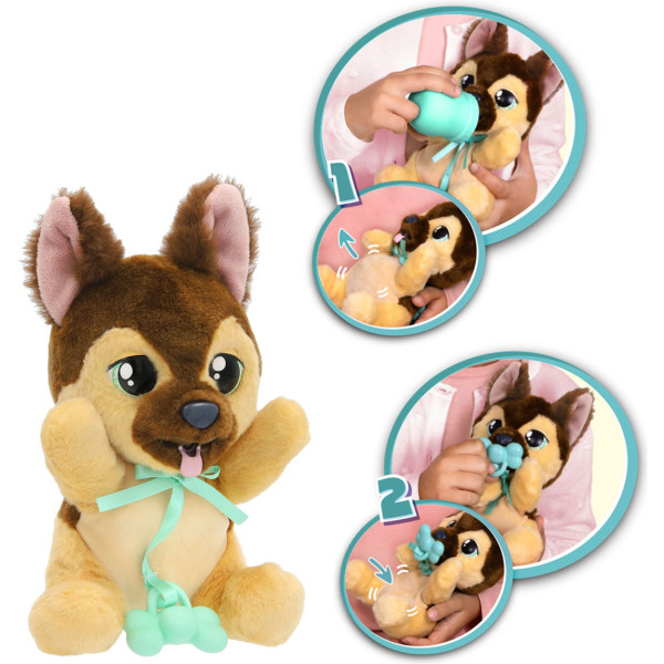 Фото - Интерактивная игрушка Baby Paws серии Yummy – НЕМЕЦКАЯ ОВЧАРКА (с аксесс.) (926363IM)