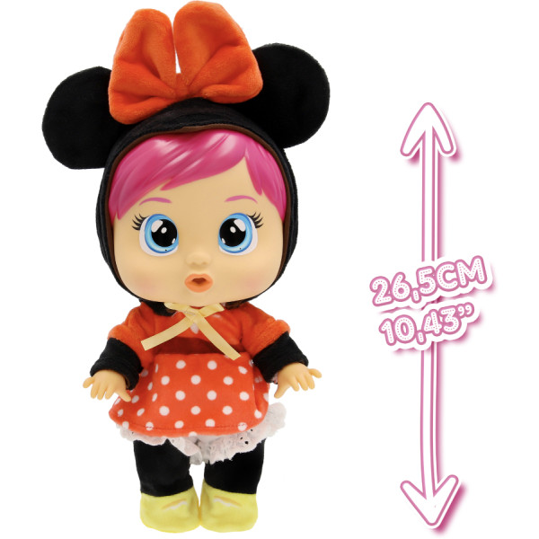 Фото - Интерактивный пупс Cry Babies CB. ЛЮБОВЬ И ЗАБОТА DISNEY Кукла Плакса Минни с аксессуарами 26 cм (927384)