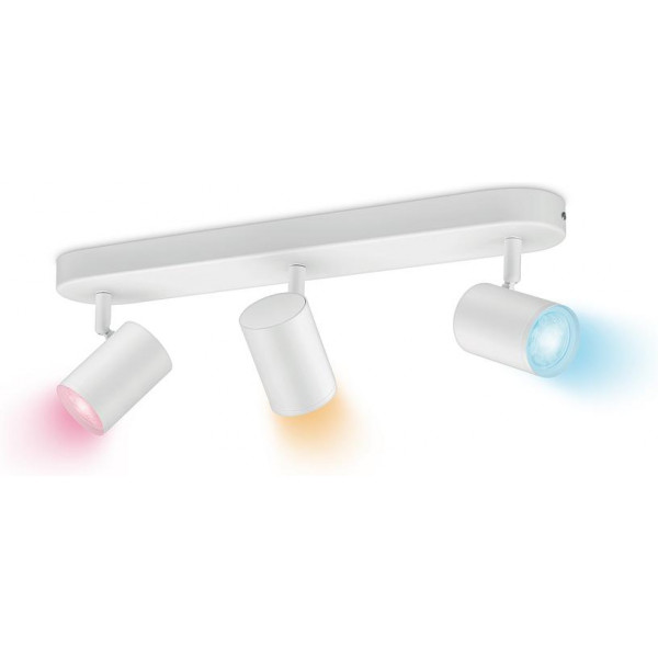 Фото - Светодиодный светильник WiZ IMAGEO Spots 3x5W 2200-6500K RGB Wi-Fi White (929002658901)
