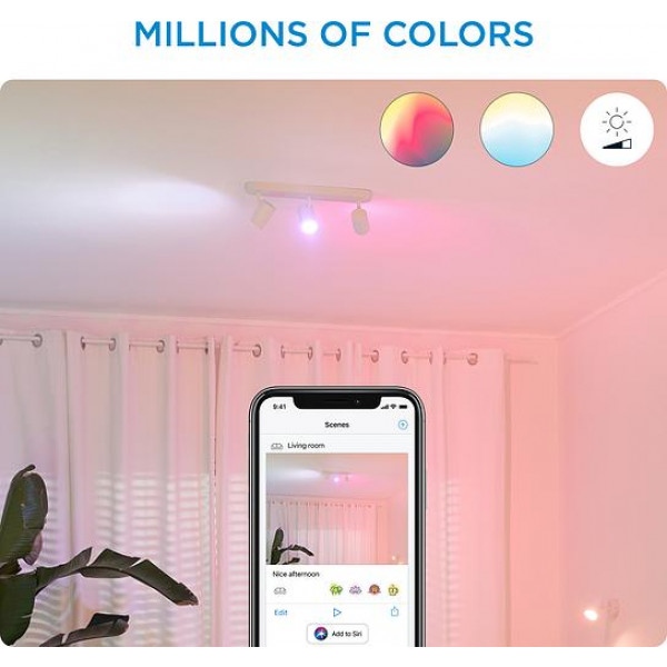 Фото - Светодиодный светильник WiZ IMAGEO Spots 3x5W 2200-6500K RGB Wi-Fi White (929002658901)