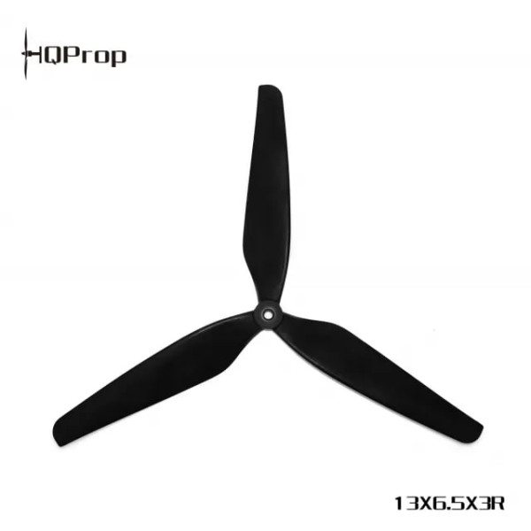 Фото - Пропеллер для квадрокоптера HQProp MacroQuad 13x6.5x3 Black (1CW+1CCW)
