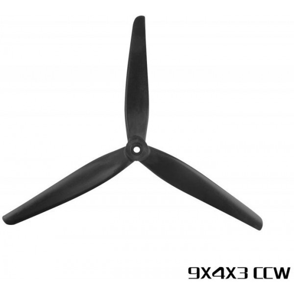 Фото - Пропеллер для квадрокоптера HQProp MacroQuad 9X4X3 Black (1CW+1CCW)