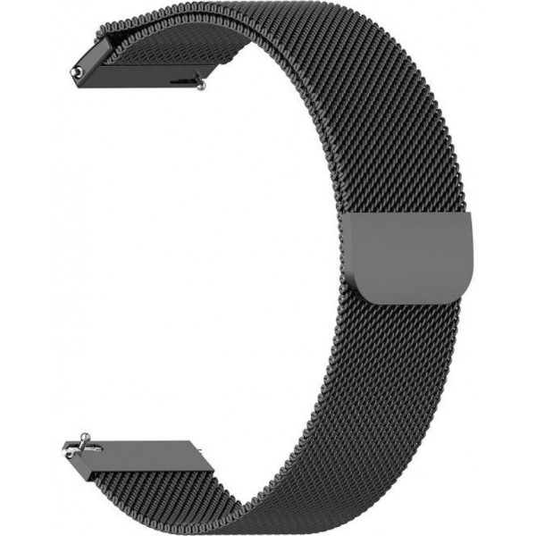 Фото - Ремешок для смарт-часов BeCover Milanese Style for Xiaomi Amazfit Bip 20mm Lite/BipS Lite/Bip3/Bip3 Pro/GTR 42mm/GTS/TicWatch S2/TicWatch E/GTS 3/GTS 2 mini Black (707679)