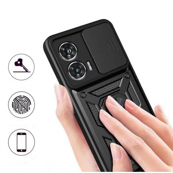 Фото - Чехол для смартфона BeCover Military for Motorola Moto G85 Black (712163)