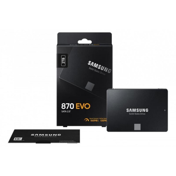 Фото - SSD-накопитель внутренний Samsung 2TB 870 EVO 2.5" SATAIII MLC (MZ-77E2T0B/EU)
