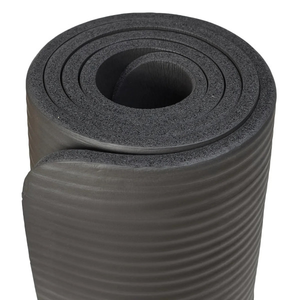 Фото - Коврик для йоги и фитнеса TECOFIT 183х61х1 см NBR Black (TOP20106462/2)