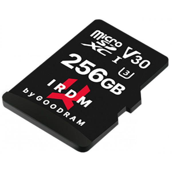 Фото - Карта памяти Goodram MicroSDXC 256GB UHS-I/U3 Class 10 IRDM + SD-адаптер R100/W70MB/s (IR-M3AA-2560R12)