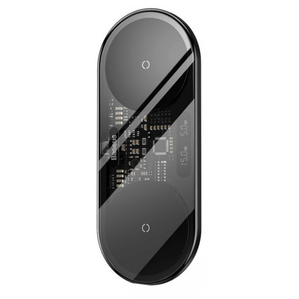 Фото - Беспроводное зарядное устройство Baseus 20W Digital LED Display (WXSX010101)