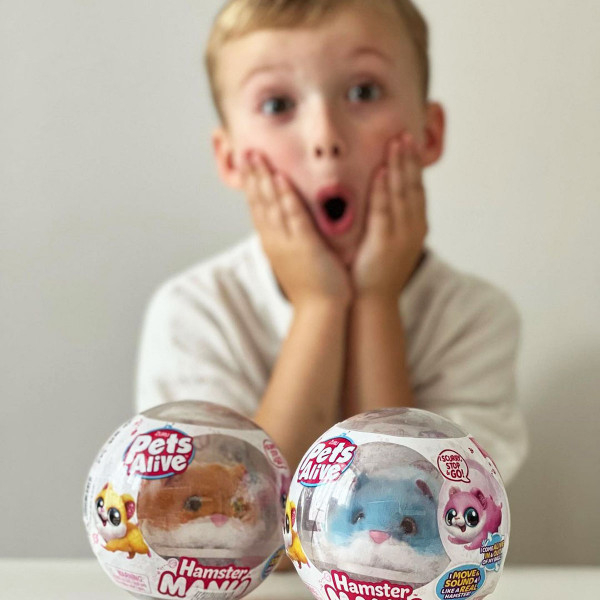 Фото - Интерактивная игрушка Pets & Robo Alive S1 – ЗАБАВНЫЙ ХОМЯЧОК (оранжевый) (9543-4)