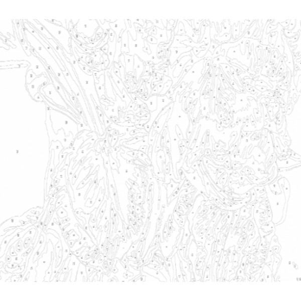 Фото - Картина по номерам Santi Изысканные тюльпаны 40x50 см. (954500)
