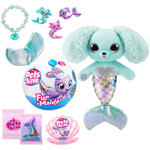 Фото - Интерактивная игрушка Pets & Robo Alive серии Furmaids S1 – ЩЕНОК ДАЗЗИ (9555D)