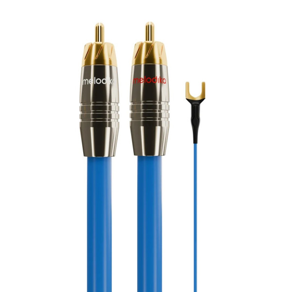 Фото - Кабель RCA Melodika 2xRCA - 2xRCA 2m Blue (SBPH20)
