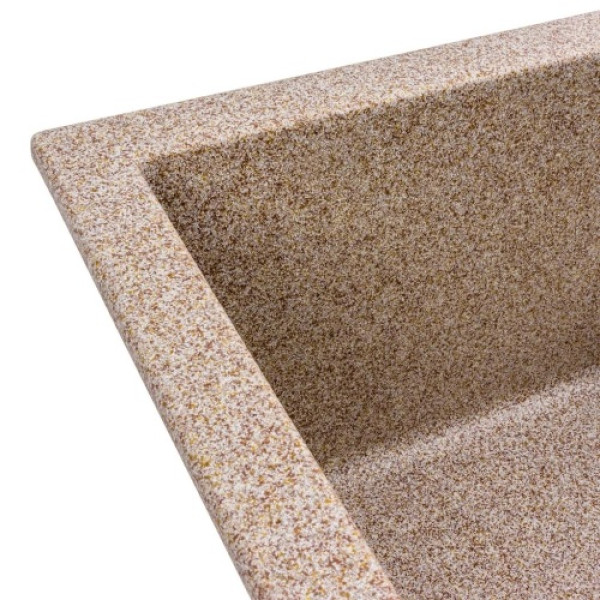 Фото - Мойка кухонная Platinum 6550 LOTOS матовая Карамель