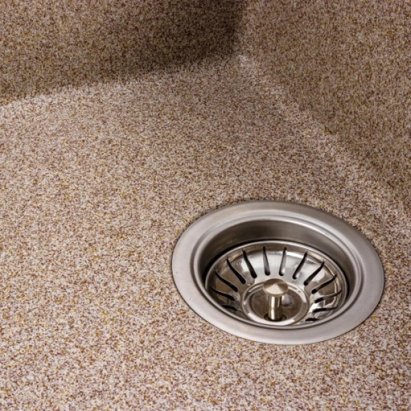 Фото - Мойка кухонная Platinum 6550 LOTOS матовая Карамель