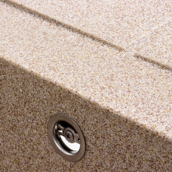 Фото - Мойка кухонная Platinum 6550 LOTOS матовая Карамель