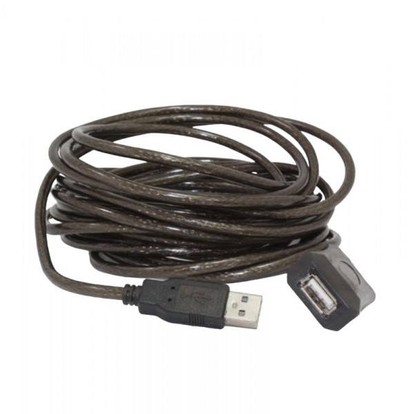 Фото - Кабель USB type A - USB type A Cablexpert USB - USB V 2.0 (F/M) 5m Black (UAE-01-5M)