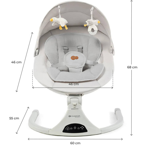 Фото - Кресло-качалка Kinderkraft Tulsy Beige (KBTULS00BEG0000)