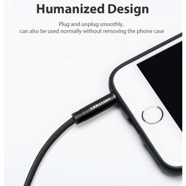 Фото - Кабель 3.5 мм - 3.5 мм Vention Audio 2 m Black (BHBBH)