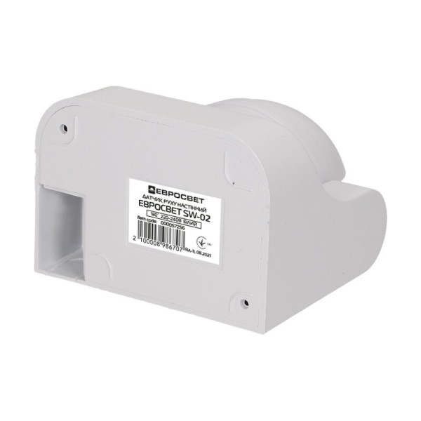 Фото - Проводной датчик движения Євросвітло SW-02 180° Белый (000057256)