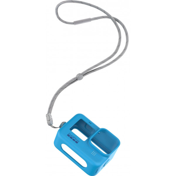 Фото - Чехол для экшн-камеры GoPro Sleeve&Lanyard Blue for HERO9 Black (ADSST-003)