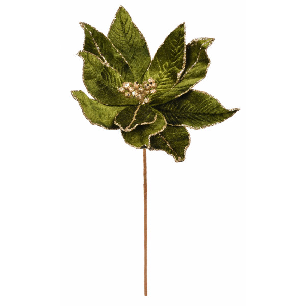 Фото - Ветка декоративная YES! Fun Цветок Пуансетия 24 см (974975) Фото - Ветка декоративная YES! Fun Цветок Пуансетия 24 см (974975)