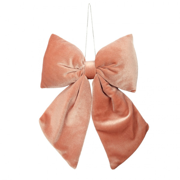 Фото - Декор New Year YES! Fun Бант 32x25 см пудровый (975085) Фото - Декор New Year YES! Fun Бант 32x25 см пудровый (975085)