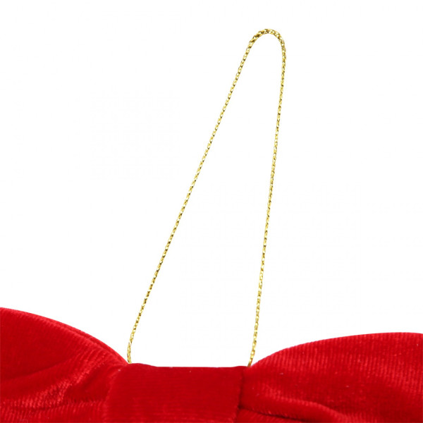 Фото - Декор New Year YES! Fun Бант 38x16 см бордо (975092)