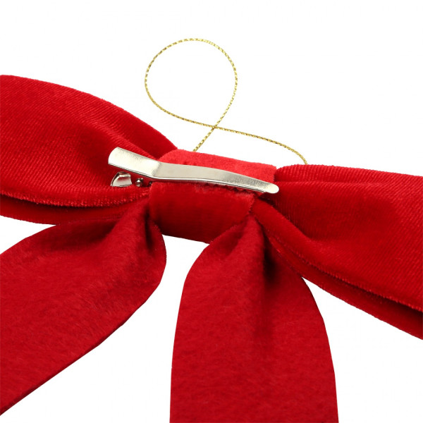 Фото - Декор New Year YES! Fun Бант 38x16 см бордо (975092)