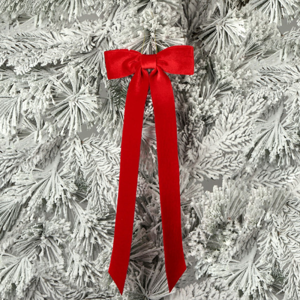 Фото - Декор New Year YES! Fun Бант 38x16 см бордо (975092)