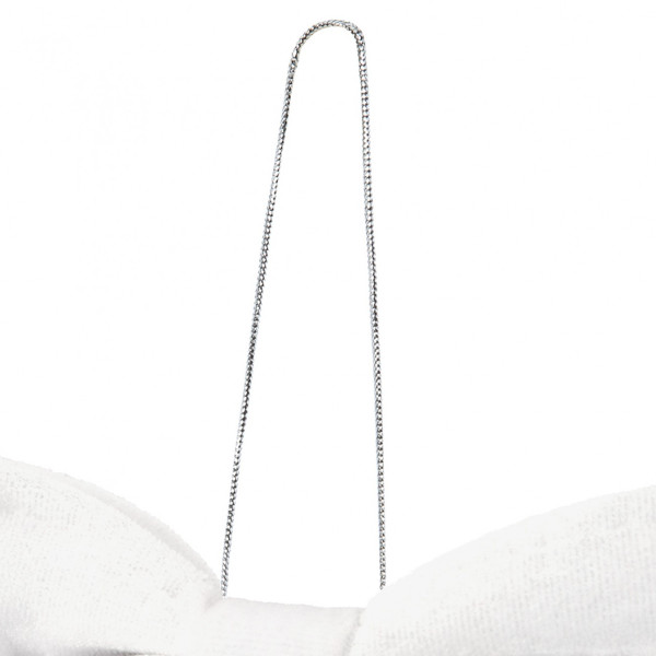 Фото - Декор New Year YES! Fun Бант 38x16 см белый (975096)