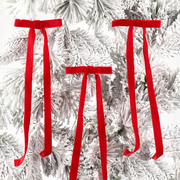 Фото - Декор New Year YES! Fun Банты 36x12 см бордо 5 шт. (975097)