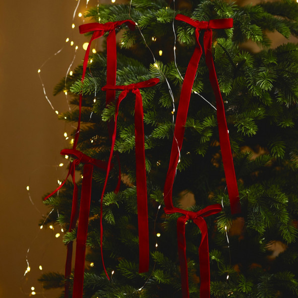 Фото - Декор New Year YES! Fun Банты 36x12 см бордо 5 шт. (975097)