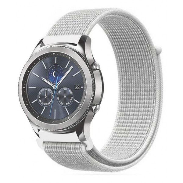 Фото - Ремешок для смарт-часов BeCover Nylon Style for Amazfit Stratos 1/2/2S/3/GTR 2/GTR 47mm/GTR Lite 47mm/Nexo/Pace White (705893)