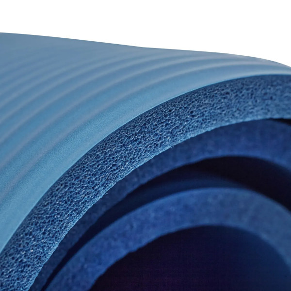 Фото - Коврик для йоги и фитнеса TECOFIT NBR 183x61x1 см Blue +чехол-сумка в подарок (TOP20106462/1)